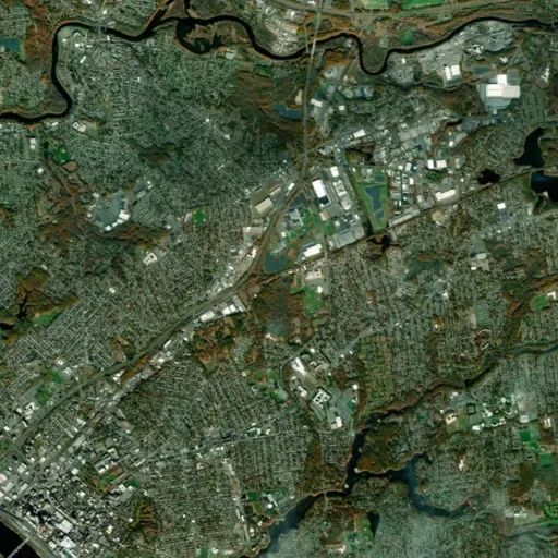 Bird's eye view of the park