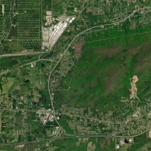 Bird's eye view of the park