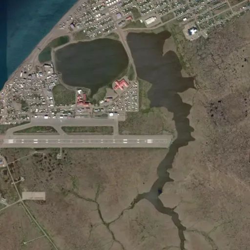 Bird's eye view of the park
