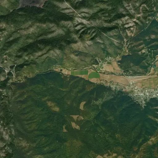 Bird's eye view of the park