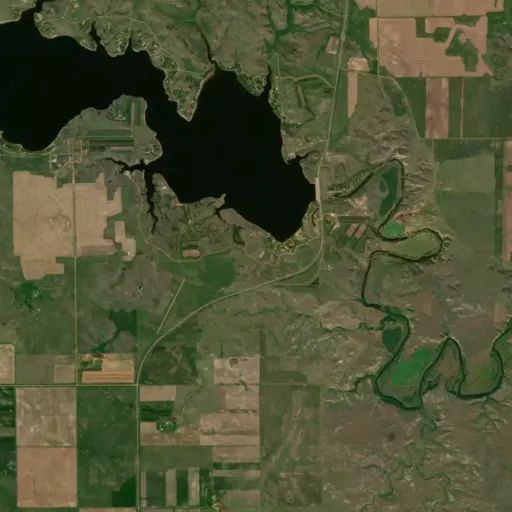 Bird's eye view of the park
