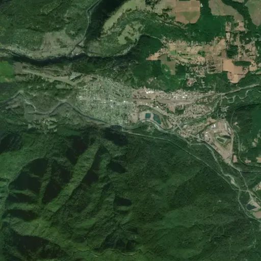 Bird's eye view of the park