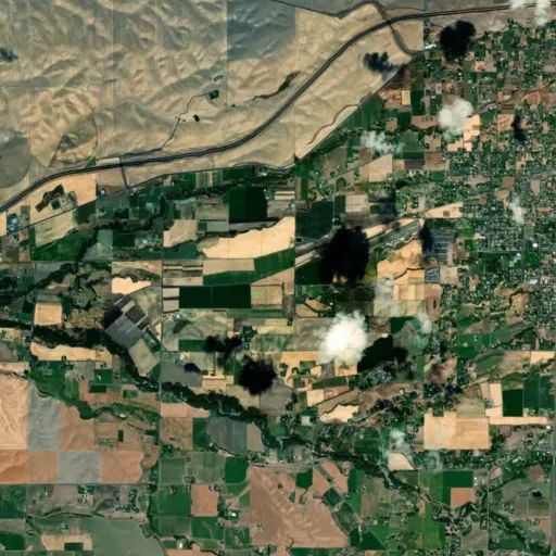 Bird's eye view of the park