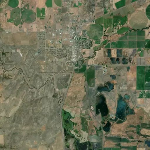 Bird's eye view of the park