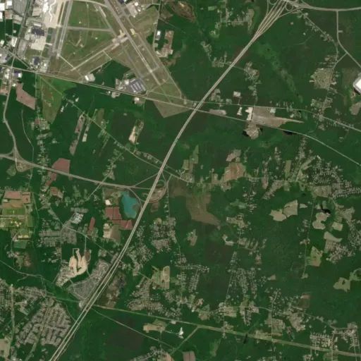 Bird's eye view of the park
