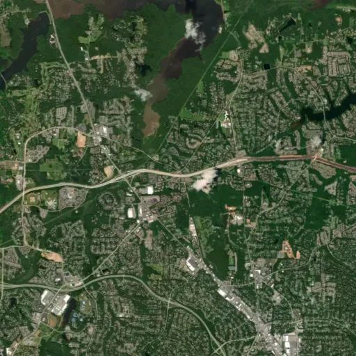 Bird's eye view of the park