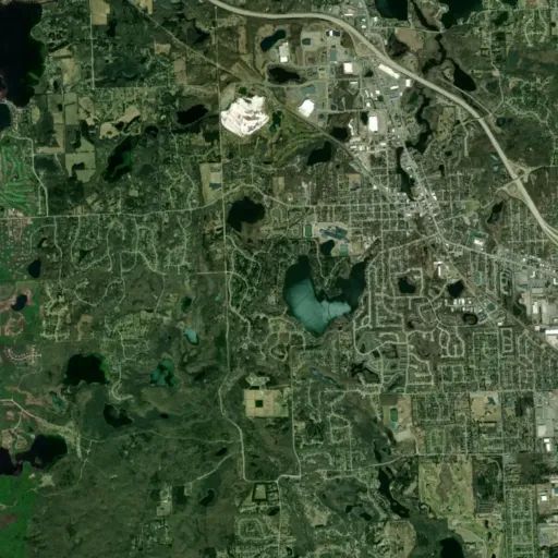 Bird's eye view of the park