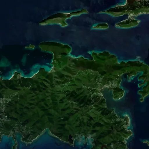 Bird's eye view of the park