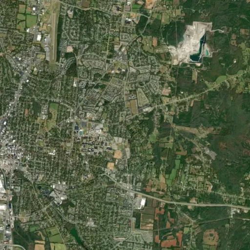 Bird's eye view of the park