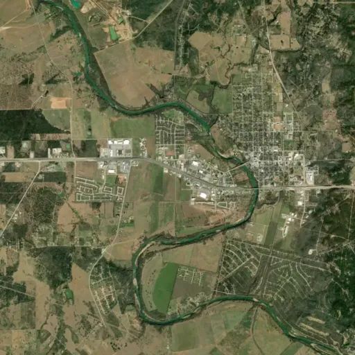 Bird's eye view of the park