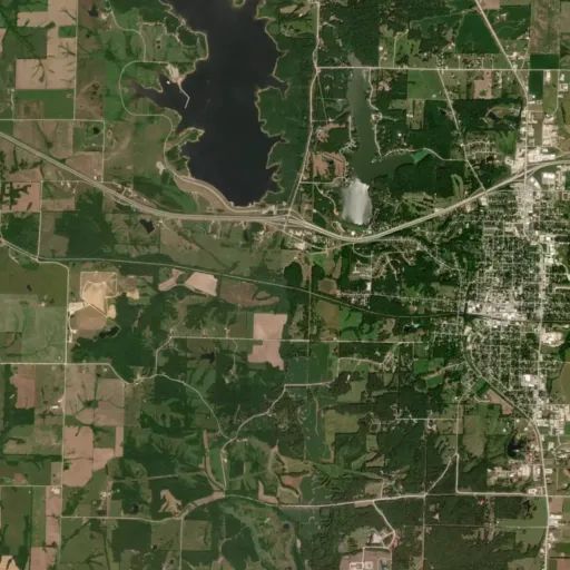 Bird's eye view of the park