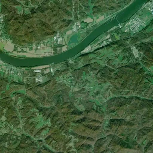 Bird's eye view of the park