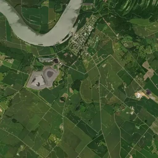 Bird's eye view of the park