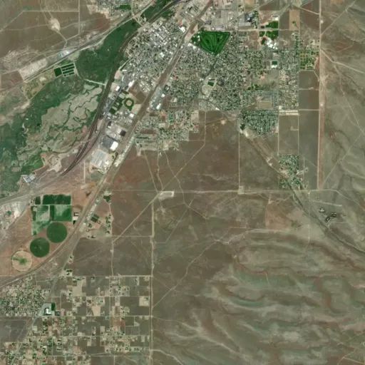 Bird's eye view of the park