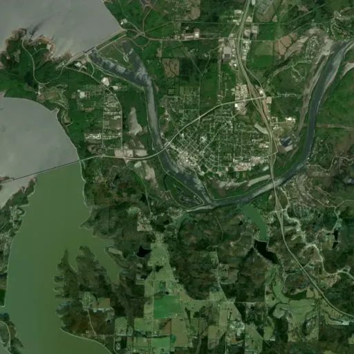 Bird's eye view of the park