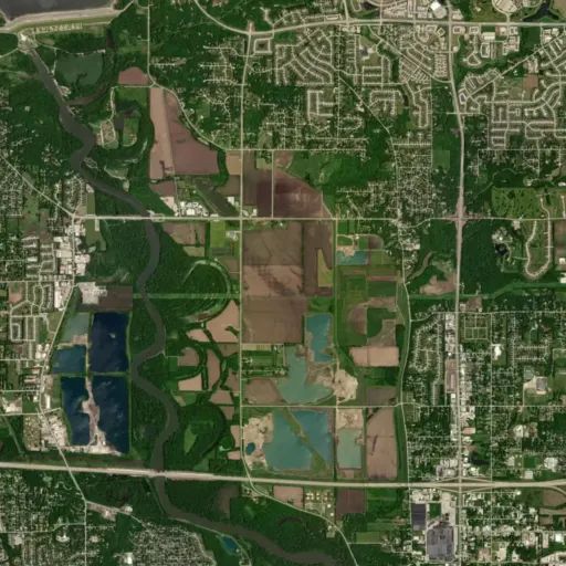 Bird's eye view of the park