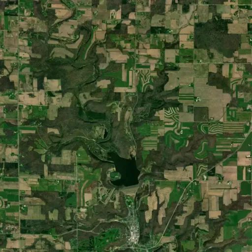 Bird's eye view of the park