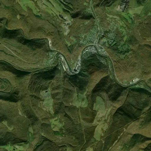 Bird's eye view of the park