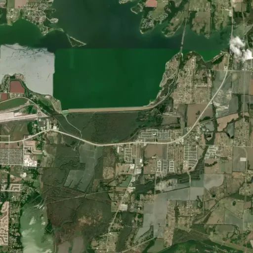 Bird's eye view of the park