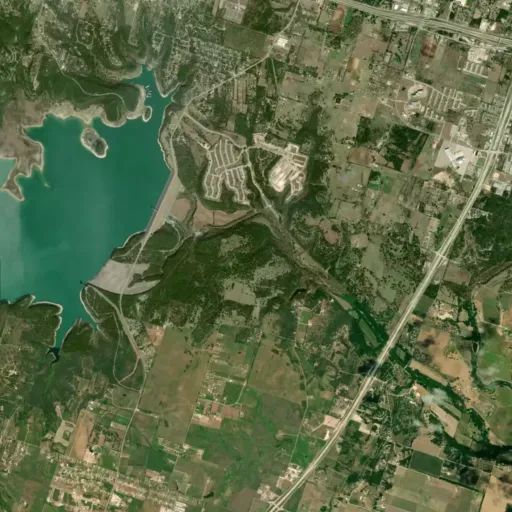 Bird's eye view of the park