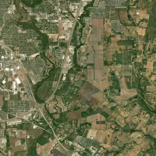 Bird's eye view of the park
