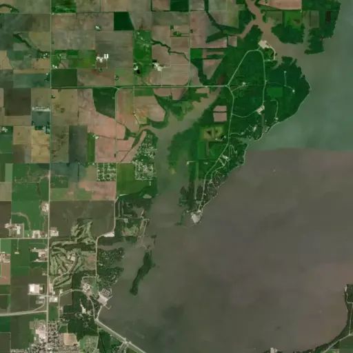 Bird's eye view of the park