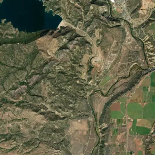 Bird's eye view of the park