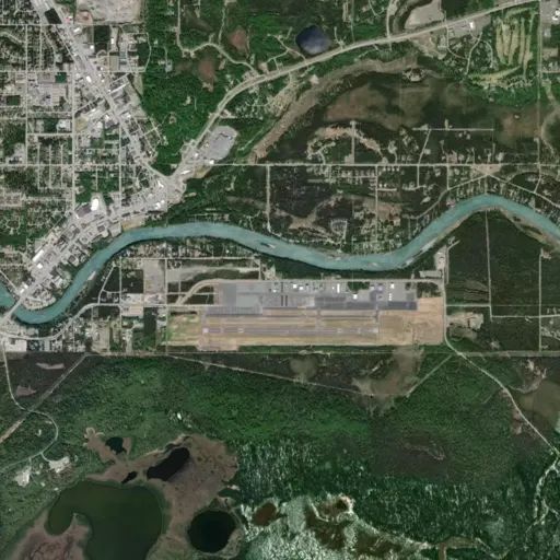 Bird's eye view of the park