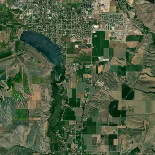 Bird's eye view of the park