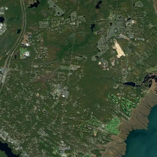 Bird's eye view of the park