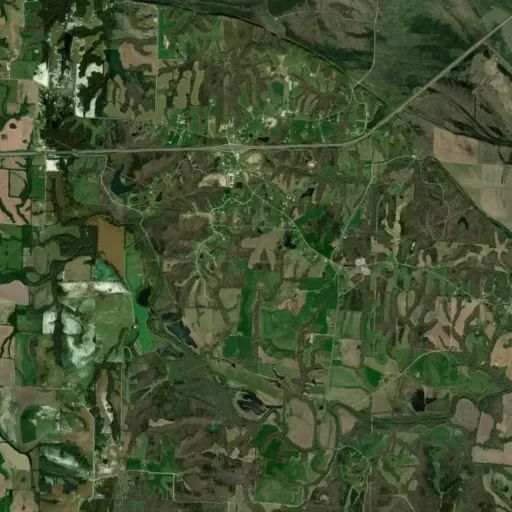 Bird's eye view of the park