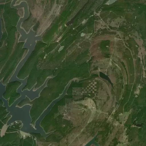 Bird's eye view of the park