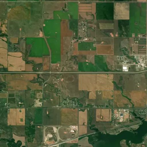 Bird's eye view of the park