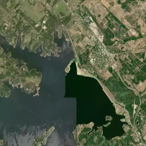 Bird's eye view of the park