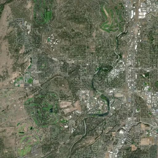 Bird's eye view of the park