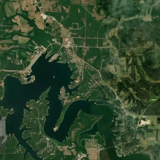 Bird's eye view of the park