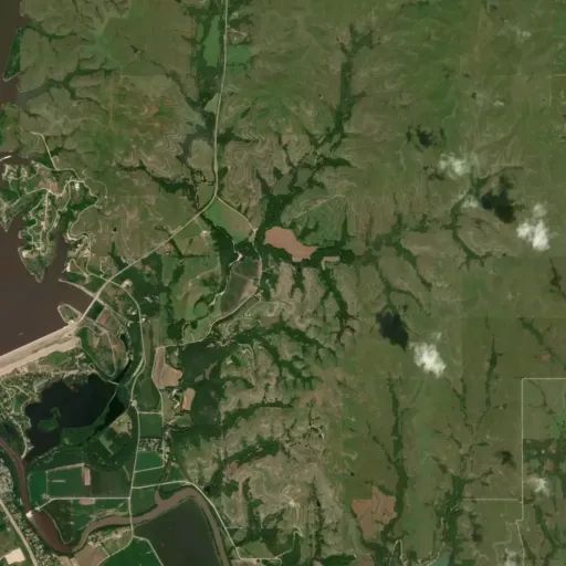 Bird's eye view of the park