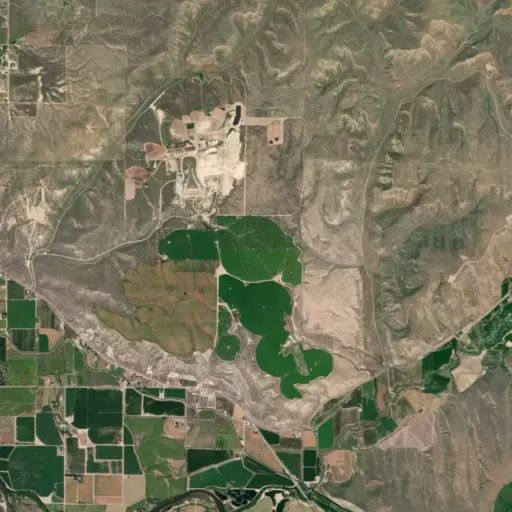 Bird's eye view of the park