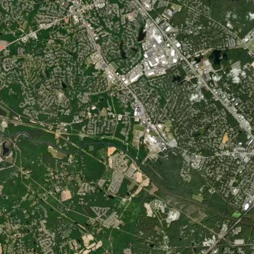 Bird's eye view of the park