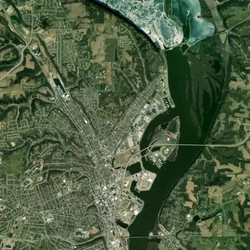 Bird's eye view of the park