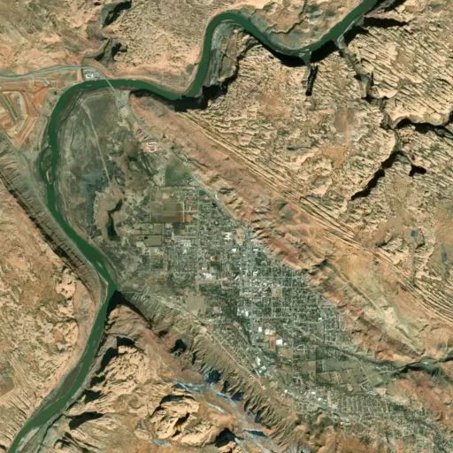 Bird's eye view of the park
