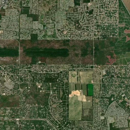Bird's eye view of the park