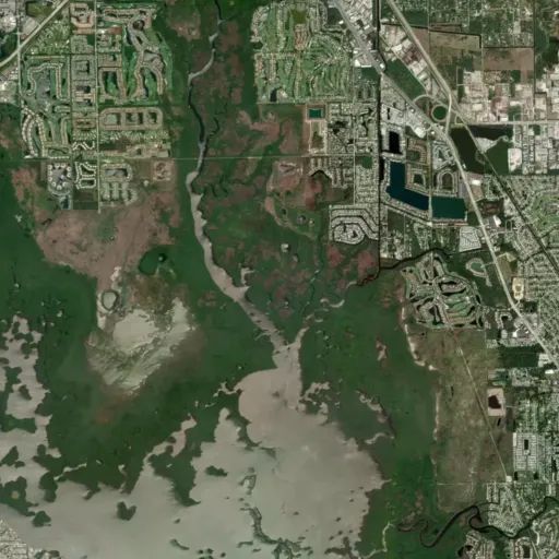 Bird's eye view of the park
