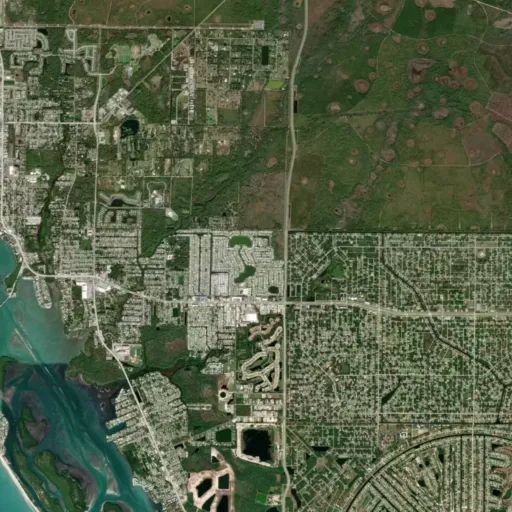 Bird's eye view of the park