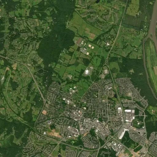Bird's eye view of the park