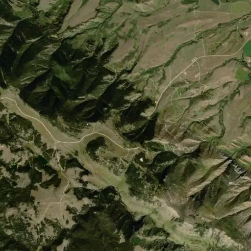 Bird's eye view of the park