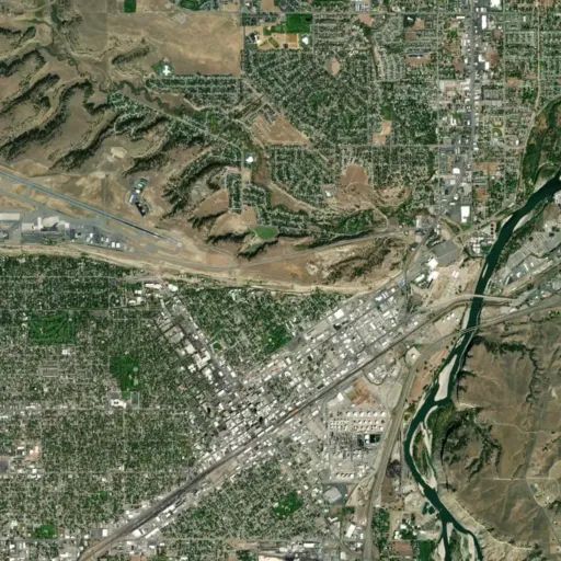 Bird's eye view of the park