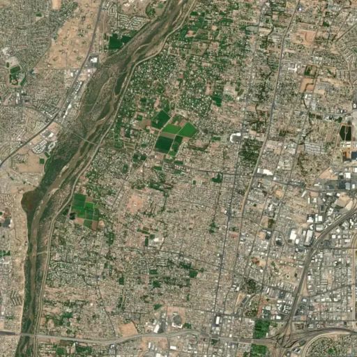 Bird's eye view of the park