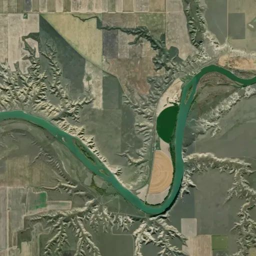 Bird's eye view of the park