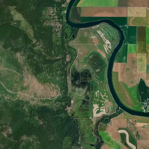 Bird's eye view of the park